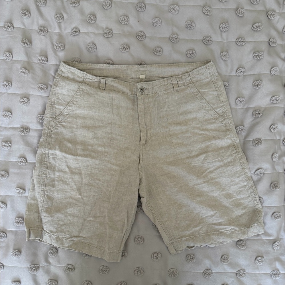 Ocean + Coast Linen Shorts Mens Size 36 Lightweight Casual Summer Shorts